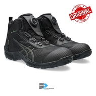 READY STOCK ASICS WINJOB CP604 G-TX BOA (BLACK/GUN METAL) WIDE 3E WATERPROOF SAFETY / WORKING SHOES 