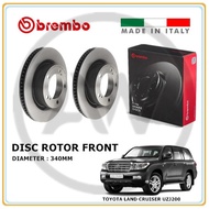 BREMBO Toyota Land Cruiser UZJ200 Front Rear Brake Disc Rotor [1 Pair (Left+Right)]