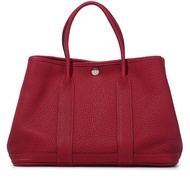 Hermès Rouge de Coeur Clemence Garden Party 30 TPM Palladium Hardware, 2015