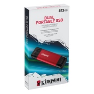 Kingston Dual Portable Solid-State Drive [ 512GB / 1TB / 2TB ]