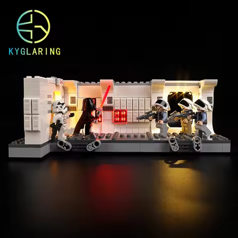 Kyglaring Led Lighting Set DIY Toys For 75387 Boarding the Tantive IV Building Blocks (only light in