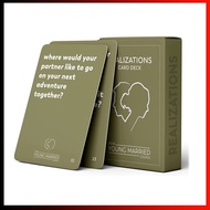 Fun Card Game for Couples REALIZATIONS - Card Deck 52 Questions- AINNA STORE