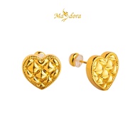 MASDORA 999 Gold Earring Earrings Emas - Golden Comfy Heart (EMAS 999/24K)
