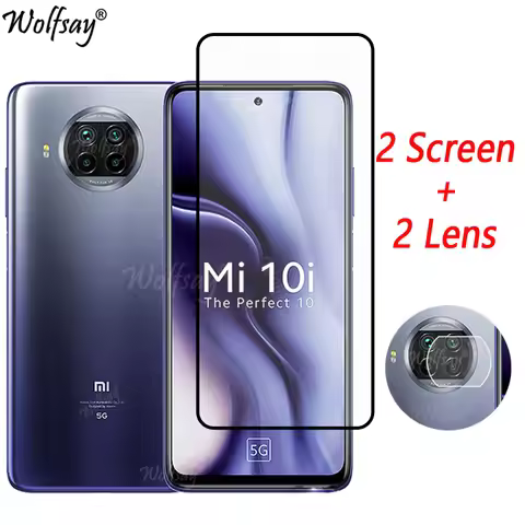 Tempered Glass For Xiaomi Mi 10i 5G Screen Protector For Xiaomi Mi 10i 11i 9T 11T Pro 9 10T 11 Lite 