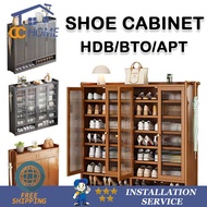 CCRHZ  Shoe Cabinet Simple Bamboo Dustproof Breathable Shoe Rack Home Shoe Rack Clothes Storage Shelf