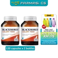 Blackmores Celery 7000 120 Capsules x 2 Bottles (TWIN) EXP:06/2027 [ Farmasi CS ]