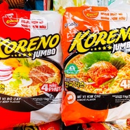 Koreno Jumbo Noodles 1 Kg Bag - Korea (Full Taste: Spicy Beef, Mushroom, Kimchi, Thai Hot Pot, Shrimp)