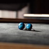 雜誌介紹【信樂燒】尊貴的藍寶石 手作陶瓷耳環/耳夾