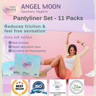 Angel Moon Anion Pads Tuala Wanita  (Pantyliner Pad)  / 天然负离子防菌卫生棉 (护垫) - 11 Packs 185mm. Exp: 08/20