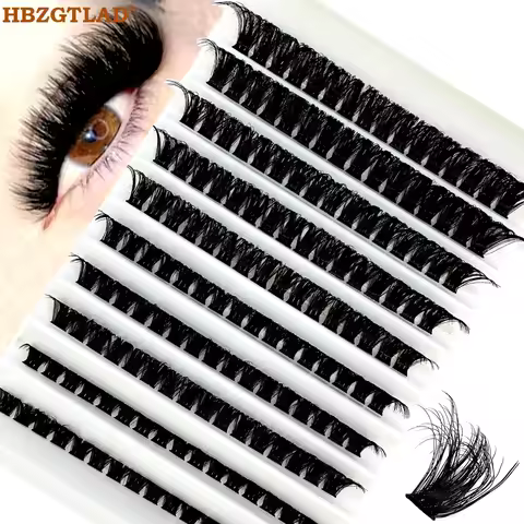 10Row 30D-100D 5D Fluffy Thick Lashes Clusters 8-16mmMix Wispy Individual Lashes Extensions Clusters