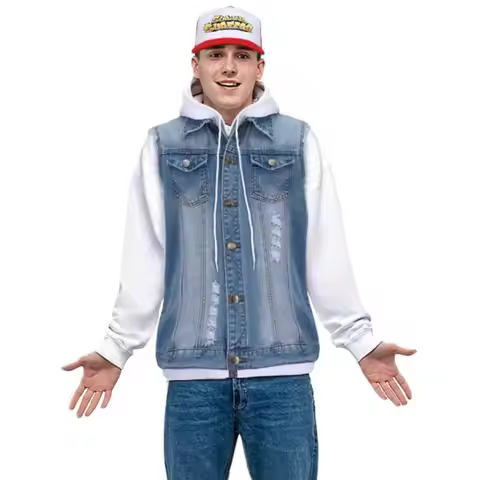 Denim Subway Surfers Cosplay Jacob Jake Bressler Costume Game Men's Coat Hoodie Hat Takerlama