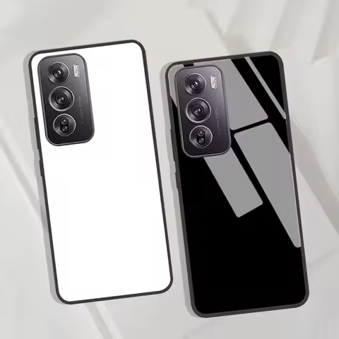 For OPPO Reno12 Reno 12 Pro 12Pro Case Cover Tempered Glass Cases for OPPO A60 4G / realme c61 4G Ha
