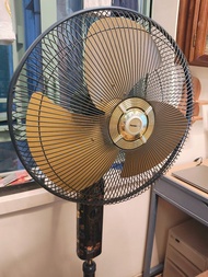 平賣 Panasonic 樂聲F-407XH/GD 座地風扇 16吋 / 40厘米 藍身金扇葉