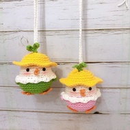 HEADPHONE BAG, garlic bag, change bag, baby bag, duck hat shaped garlic bag