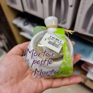 OOTBPH: Trudeau Mini White Stoneware Mortar and Pestle