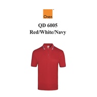 Oren Sport QD6005 Red NTMY.os Quick Dry Polo Microfiber Cool Fit Collared Tee Dri Fit