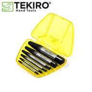 SCREW EXTRACTOR SET 6 PCS Tap Balik set 6 pcs TEKIRO Pembuka Baut Set