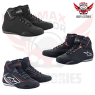 ALPINESTARS WATERPROOF SEKTOR RIDING SHOES BLACK/WHITE/GREY BLACK/D.GREY/RED