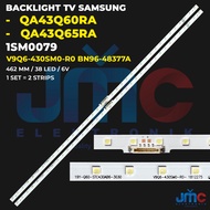 Samsung 43 Inch TV Backlight QA43Q60RA QA43Q65RA QA43Q60BAK QA43Q60 V9Q6-430SM0-R0 BN96-48377A