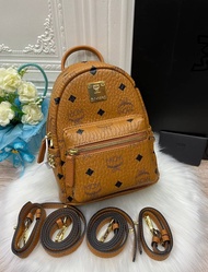 กระเป๋าสะพายผู้หญิง สะพายหลัง สะพายข้าง เอ็มซีเอ็ม/mcm size : 17cm/เซนติเมตร