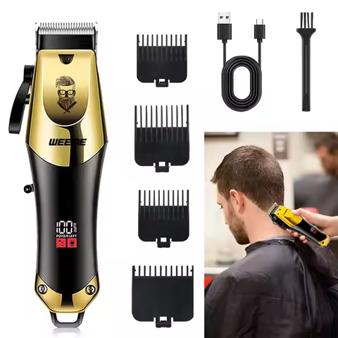 Men's Electric Vintage T9 Hair Clipper Beard Trimmer/Wireless Hair Clipper/Beard Trimmer Rechargeabl