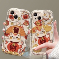 Mobile phone shell适用于苹果16手机壳iPhone6PLUS不会撞可爱6S发财招财猫现货25.6.6