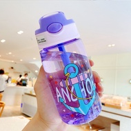 Botol Minum Aesthetic Pengunci Flip On Model Lucu & Unik Kemasan Box 480ml KLX 102