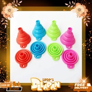 EIGHTSHOP | PORTABLE FOLDABLE SILICONE FUNNEL SILICONE WATER FUNNEL/ MULTIPURPOSE OIL FUNNEL SILICON