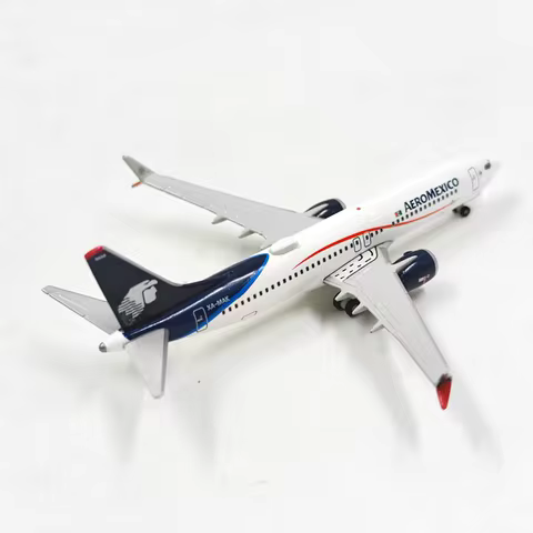 Herpa Diecast Alloy 1:500 Scale Mexico B737 MAX 8 535595 Passenger Airplane Model For Display Collec