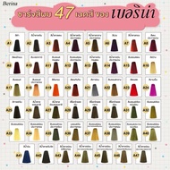 Hair Dye Cream Berina Color A1-A47