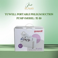 YUWELL PORTABLE PHLEGM SUCTION PUMP (MODEL: 7E-B)