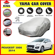 Car Cover Selimut Kereta Penutup Kereta For PEUGEOT 3008 (2014) MPV Size Anti UV Scratch Sunproof Du