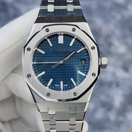 Aibi Royal Oak New Style 15550ST Blue Disc 50th Anniversary Automatic Mechanical Female Watch 37mm Audemars Piguet