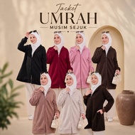 HAZEL TD | AWFAA JACKET UMRAH TRAVEL MUSLIMAH LABUH MATERIAL DIAMOND TEBAL | CUTTING A CUT