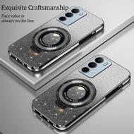 Case Realme C71 C73 Casing Glitter Ring Magnetic Mobile Phone Holder