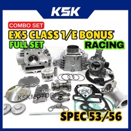 Block+Head Ex5 Class 1/E-Bonus Spec 53/56 Combo Set Full(blok class1 ebonus 53 56 racing combo set d