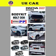 Toyota Innova Zenix 2023 2024 OEM MDLT PP Bodykit Skirt Skirting Diffuser Lip