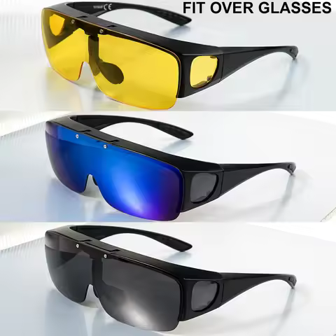 Fit Over Sunglasses Sun Glasses Sunnies Shades Fashion Glasses for Men Women Protection Wrap Around 