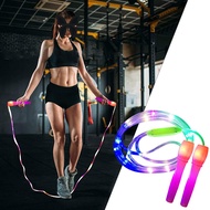 [Ganlitong] 1pcs Luminous Skipping Rope Childrens Colorful Flashing 2-In-1 Fitness Skipping Rope Spo