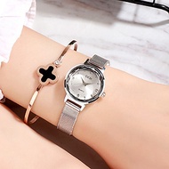 Đồng hồ nữ thời trang Hàn Quốc GEDI-6323 dây thép mặt nhỏ xinh - Hàng chính hãng - Trắng