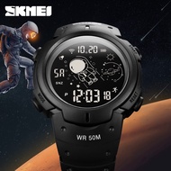 SKMEI 1820 Astronaut Kid Waterproof Sport Watch Digtal LED Light Display Watch Alarm Chrono Calendar