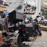 COMBO 3 GIVI CASE (U37A & E22N) FOR GENTLEMAN 200 GPX | BAGA FIX ZIN STANDARD - SHOP GIVI