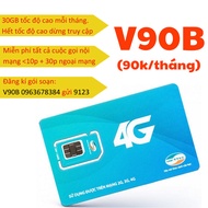 ( NÓNG ) Sim Viettel 4G Gói Nạp Theo Tháng - 4Gb 1 ngày Miễn phí nghe gọi | V90B V120B ...FREESHIP