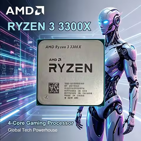 AMD Ryzen 3300X R3 3300X 3.8 GHz Quad-Core Eight-Thread 65W CPU Processor L3=16M 100-000000159 Socke