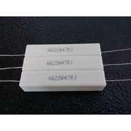 Resistors 20 WATT 47 OHM,R KAPUR 20W 47OHM.FOR SOFTSTAR ETC