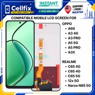 CELLFIX A3X / REALME 12X 5G/A3 PRO/ C65/NARZ0 N65 5G/ V60 5G/ A3X 5G/ A5 PRO/ 14X / C71 5G/A60/ A80/