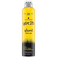 Schwarzkopf Got2b Glued Spray Wax with 2-in-1 Dual Spray Nozzle - 226g