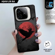 IQOO Z9 5G Premium Hologram IMD Casing - Softcase IMD hybrid Motif Crow UV Printing IQOO Z9X 5G | Ca