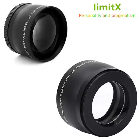 2X Magnification Telephoto Lens For Canon EF-S 18-55mm Lens on EOS 4000D 2000D 1300D 250D 200D 850D 