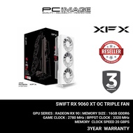 XFX SWIFT AMD RADEON RX 9060 XT OC TRIPLE FAN GAMING EDITION WITH 16GB GDDR6 GPU / GRAPHIC CARD- (3Y